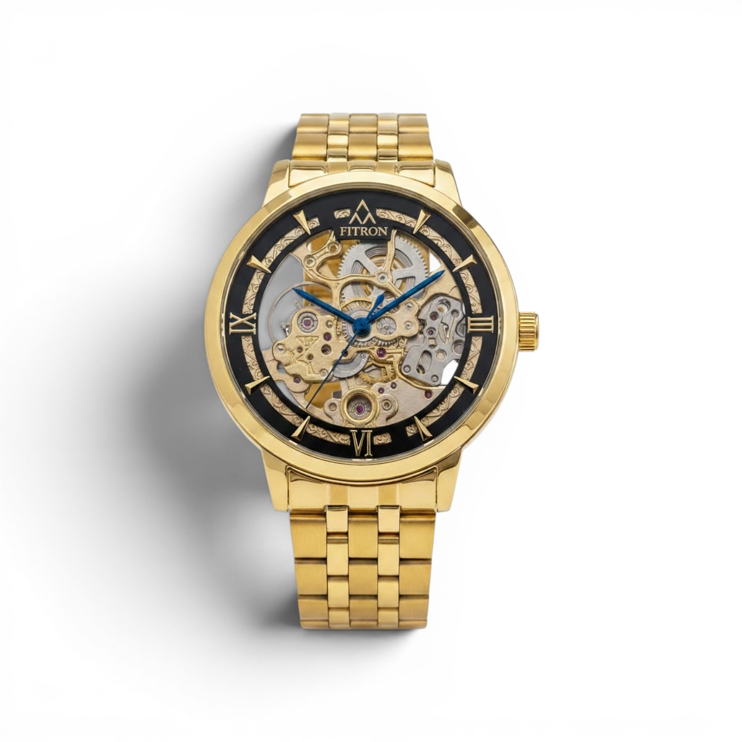 FITRON Royal Skeleton Gold Automatic
