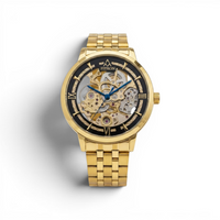 FITRON Royal Skeleton Gold Automatic