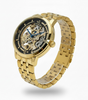 FITRON Royal Skeleton Gold Automatic